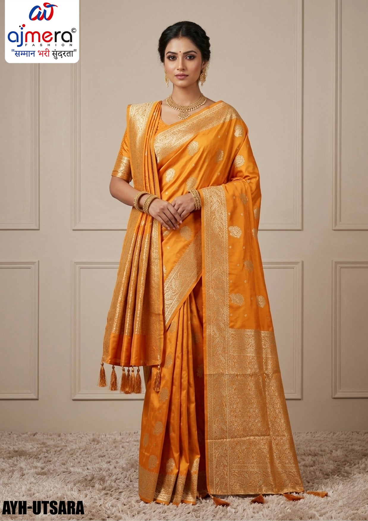 Rapier Jacquard Silk Saree With Blouse Piece | AYH-UTSARA