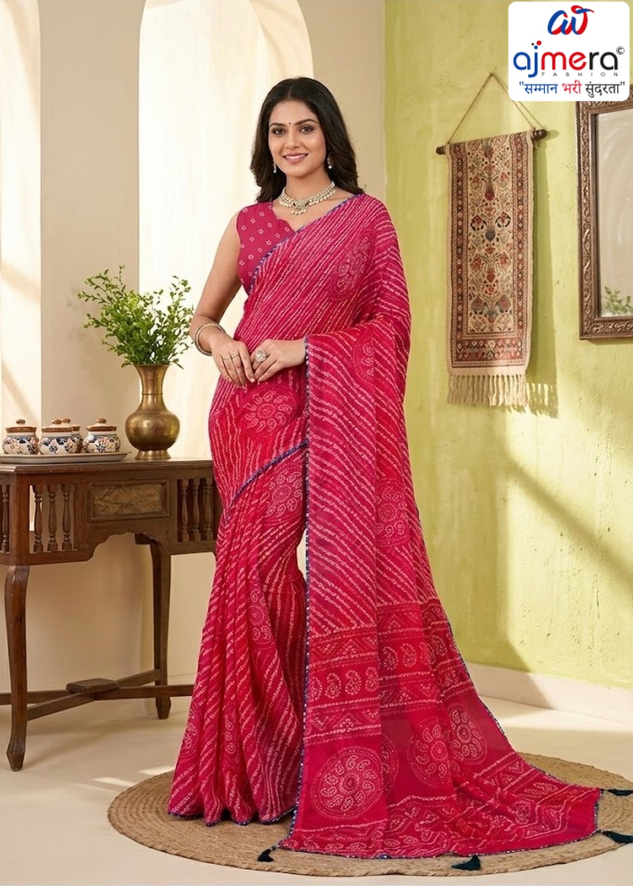 Designer Printed Saree with Blouse Piece for Special Occasions  | RMF-BANDHAN VOL-1