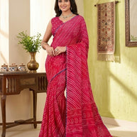 Designer Printed Saree with Blouse Piece for Special Occasions  | RMF-BANDHAN VOL-1