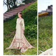 Premium Designer Unstitched Suit Set | S77-YASMEEN