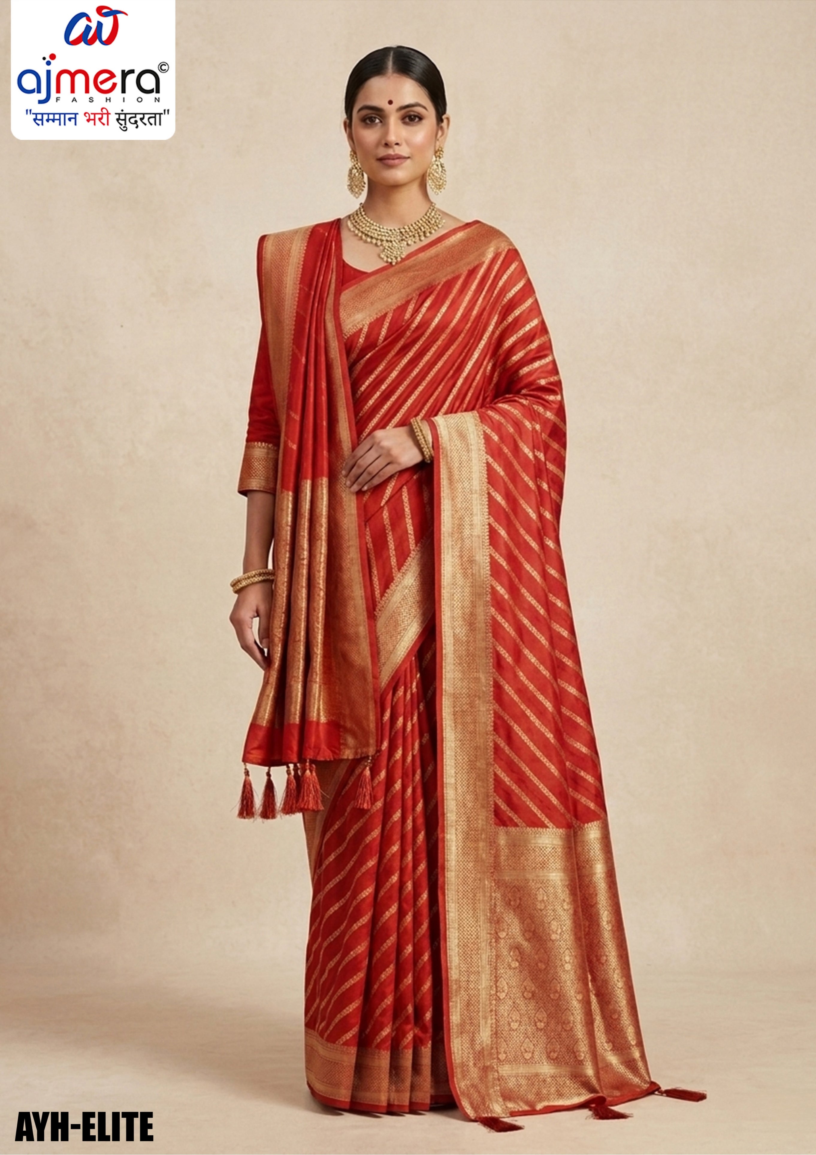Premium Weave Jacquard Silk Saree With Blouse Piece | AYH-ELITE