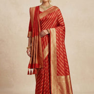 Premium Weave Jacquard Silk Saree With Blouse Piece | AYH-ELITE