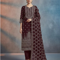 Premium Designer Unstitched Suit Set | MON-151