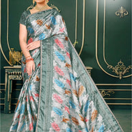 Trendy Printed Saree with Blouse Piece for Women’s Ethnic Wardrobe  | SNR-SUNDAY