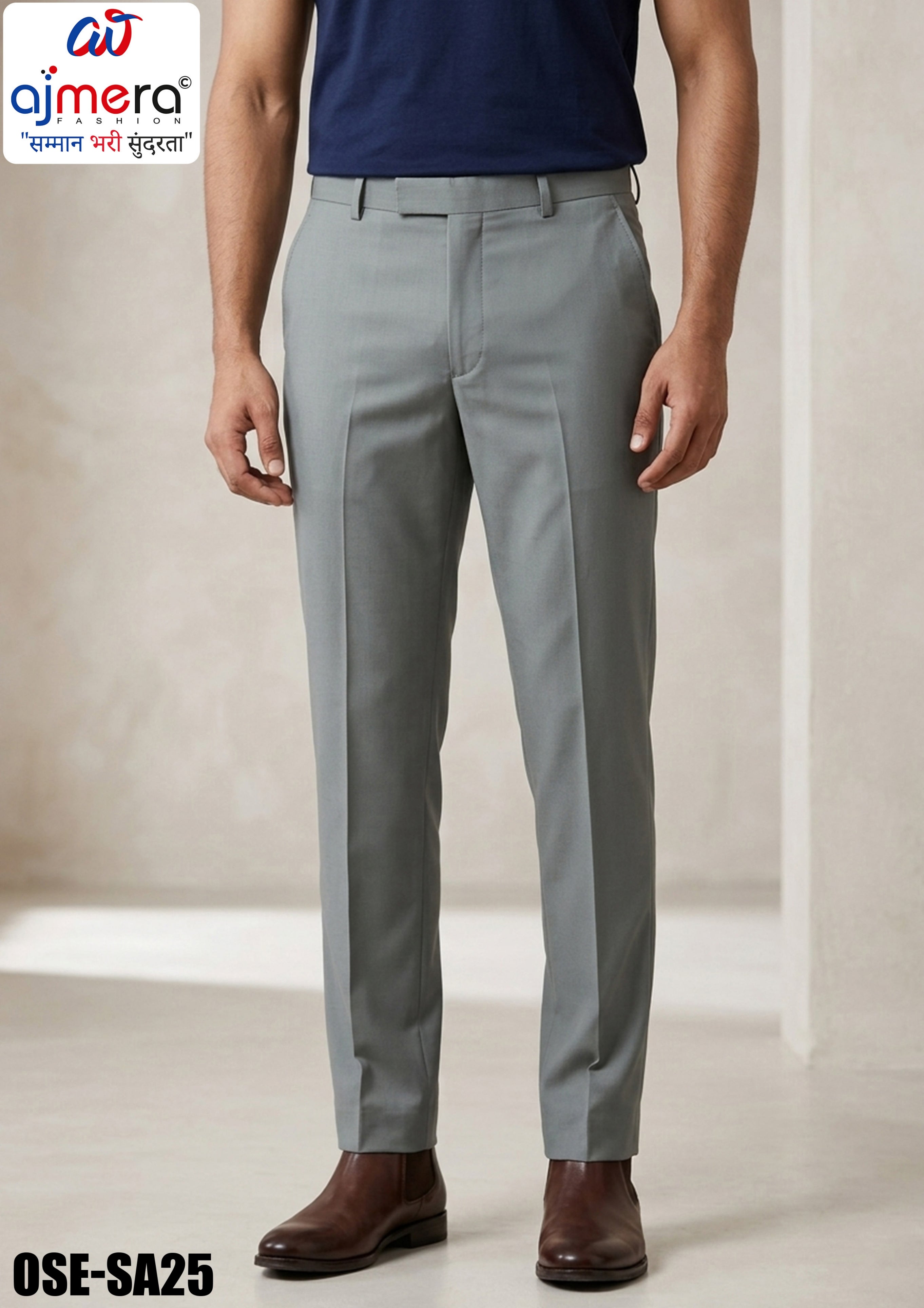 Premium Men's Formal Pant for Office & Business Wear | OSE-SA25
