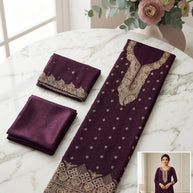 Premium Fox Unstitched Suit Set | PCH-VENILLA