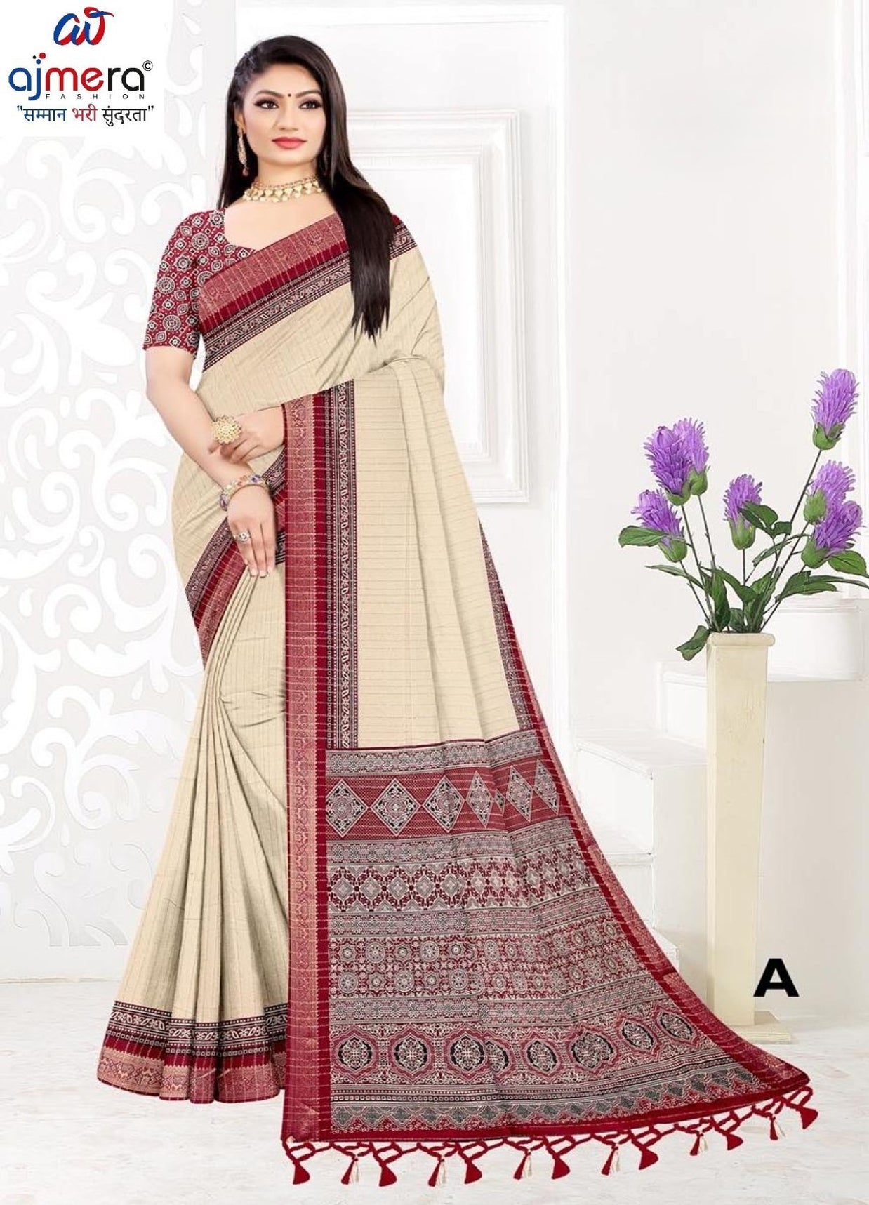 Trendy Printed Saree with Blouse Piece for Women’s Ethnic Wardrobe | PUS-JALPARI-1