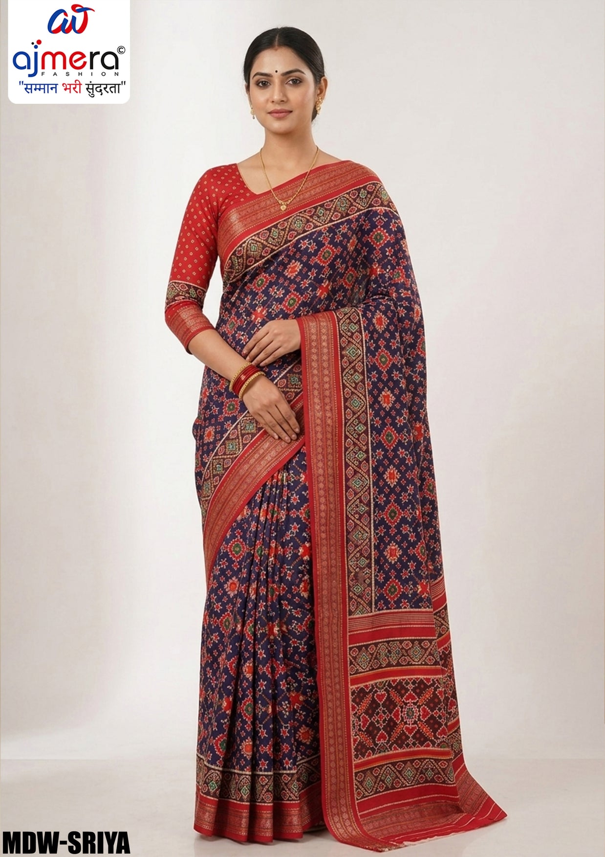 Cultural Elegance Jacquard Silk Saree With Blouse Piece | MDW-SRIYA
