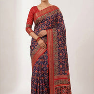 Cultural Elegance Jacquard Silk Saree With Blouse Piece | MDW-SRIYA