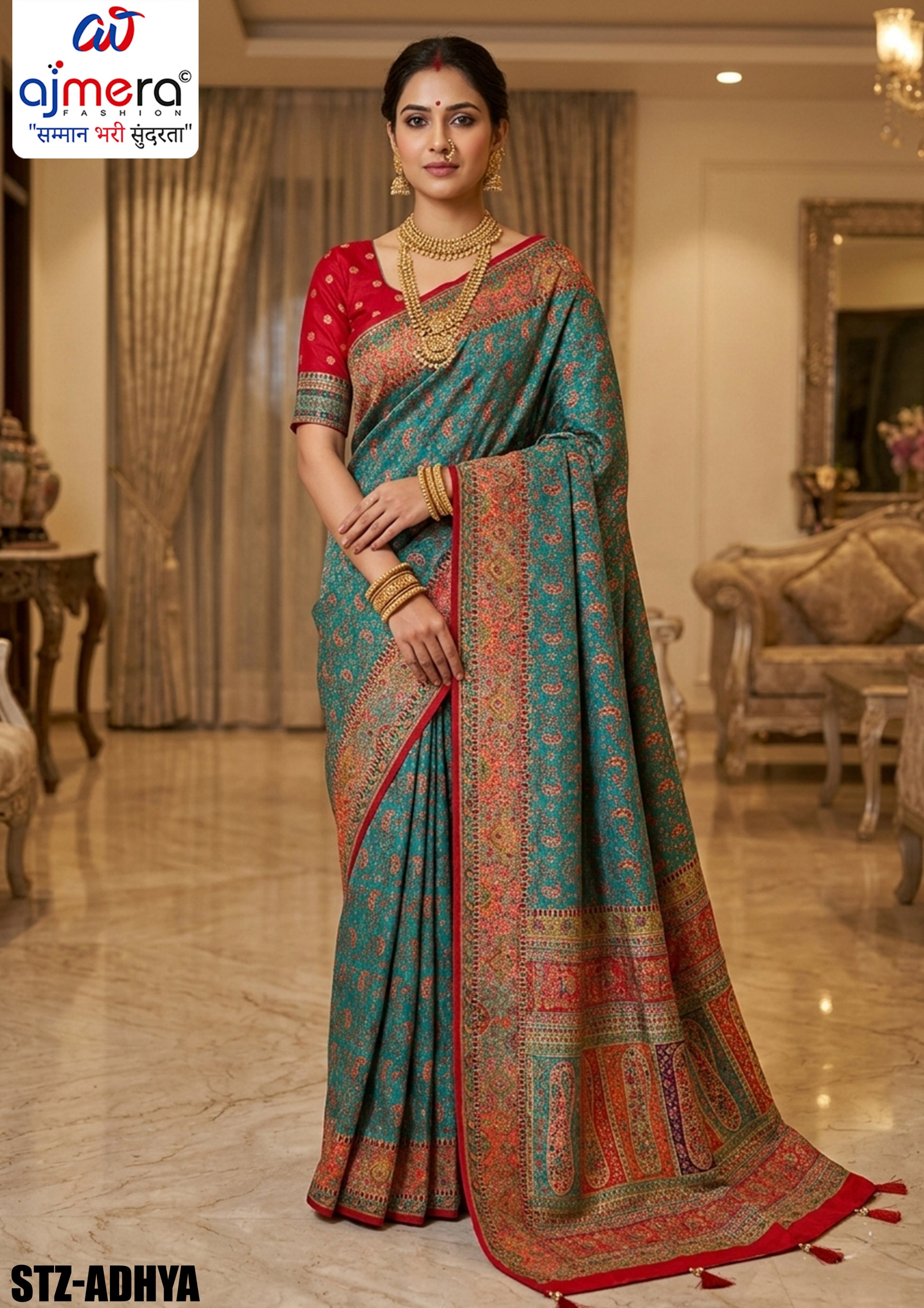 Fine Craft Jacquard Silk Saree With Blouse Piece | STZ-ADHYA