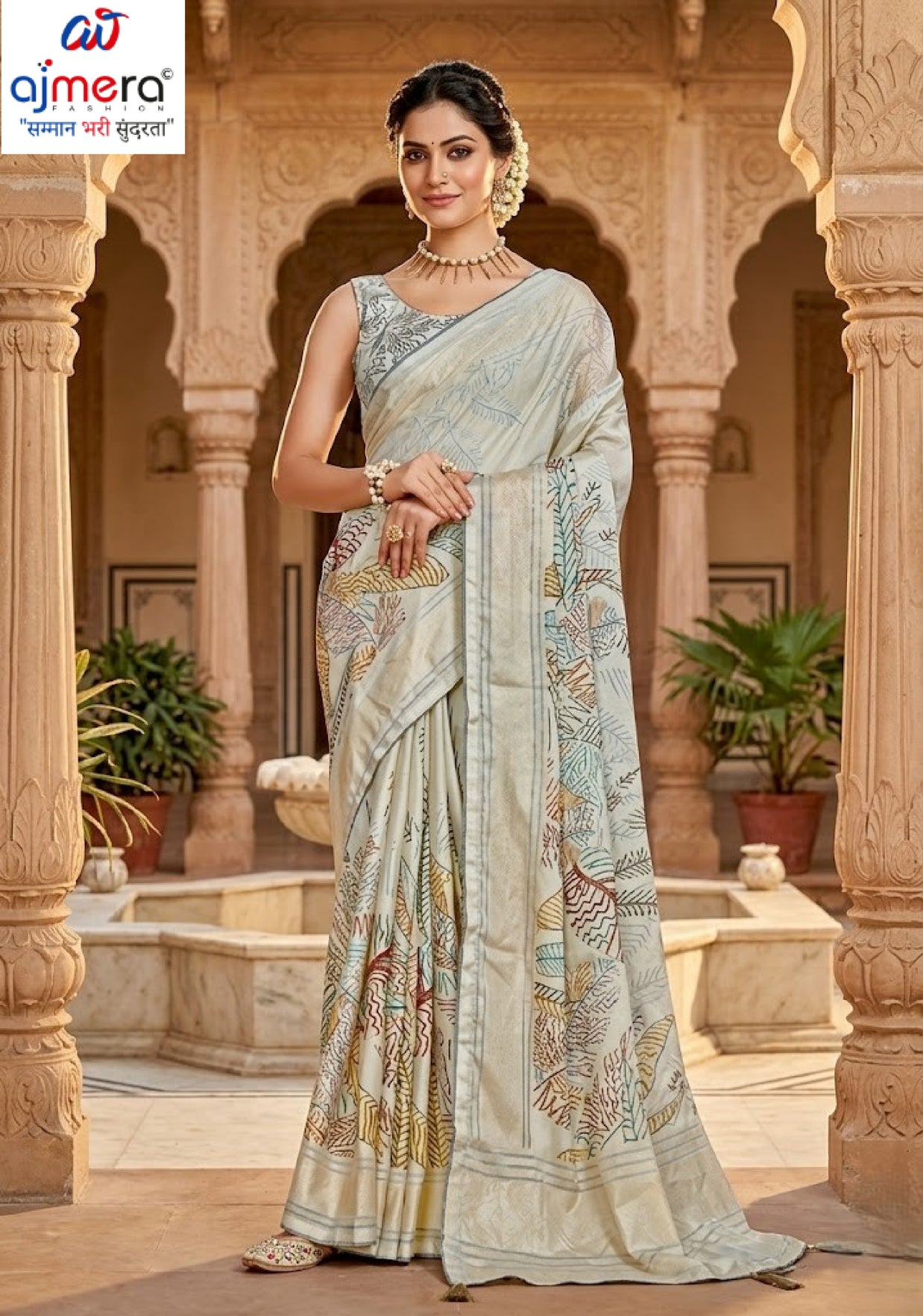 Chic Printed Saree with Blouse Piece for Sophisticated Ethnic Style  | RDD-PRACHI VOL-03