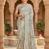 Chic Printed Saree with Blouse Piece for Sophisticated Ethnic Style  | RDD-PRACHI VOL-03
