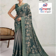 Elegant Printed Saree with Designer Blouse Piece for Festive Wear | RMF-RIYASAT VOL-19