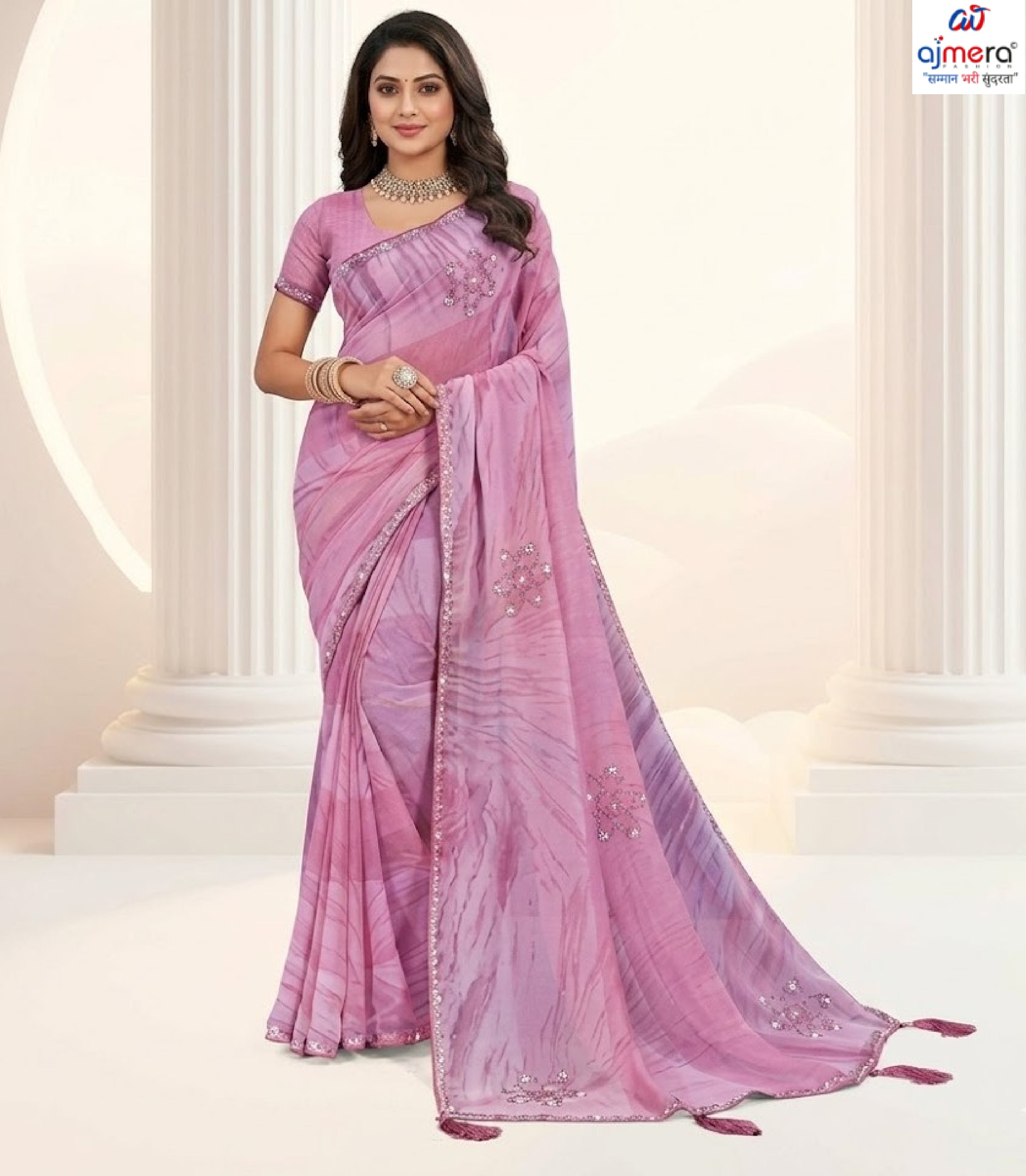 Trendy Printed Saree with Blouse Piece for Women’s Ethnic Wardrobe | RDD-ARPITA