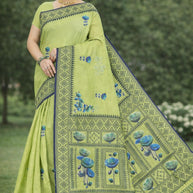 Designer Rapier Silk Matching Saree With Blouse Piece | DBU-HANSHA COTTON VOL-2