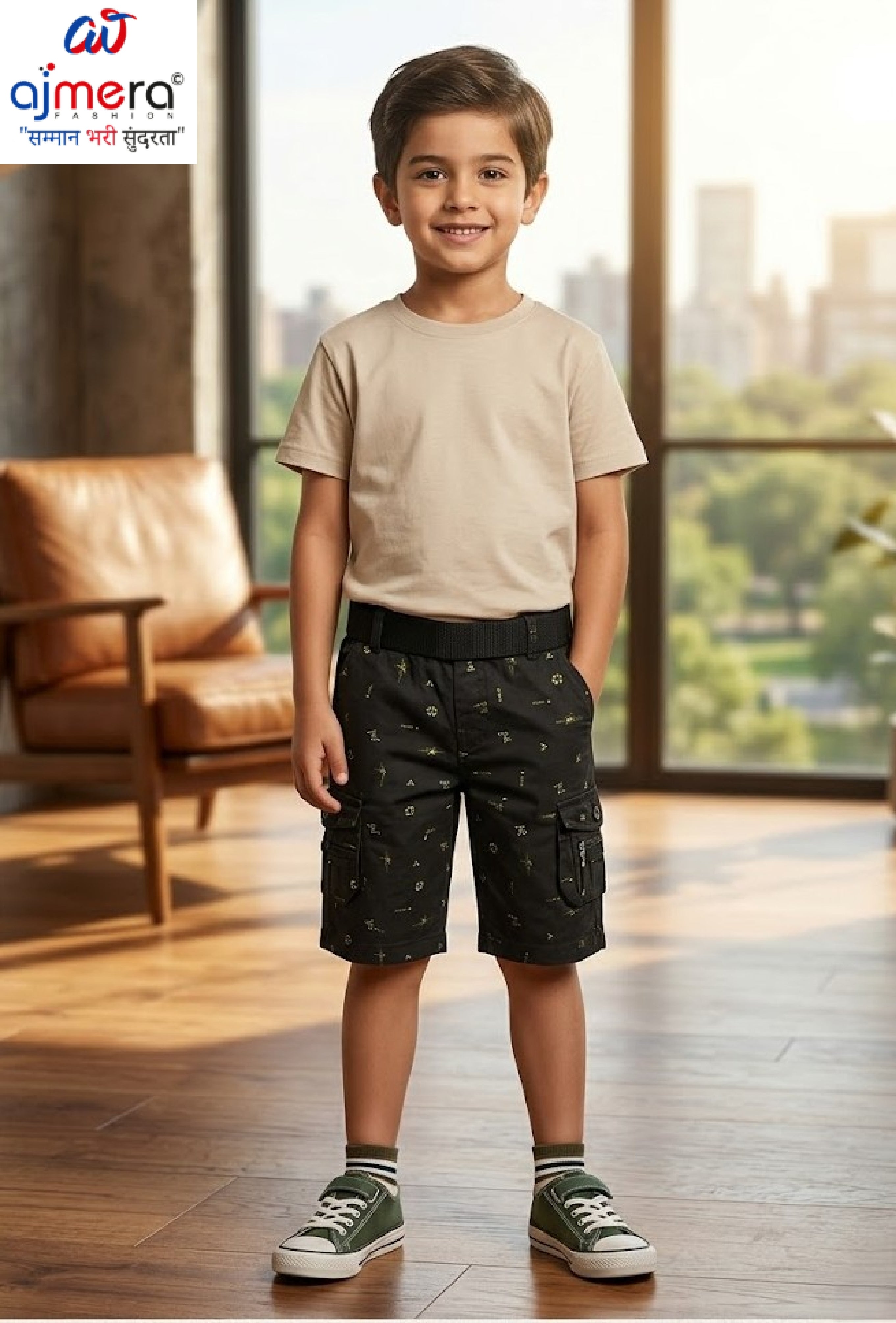 Kids Half Pant Wholesale in Surat | AMJ-6000-12X18