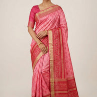 Festive Elegance Jacquard Silk Saree With Blouse Piece | MDW-AMAYA