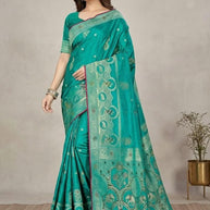 Stylish Jacquard Silk Saree with Blouse Piece for Festive Collection | PLP-UMANGI