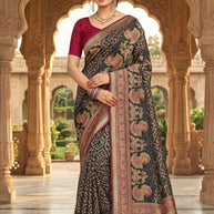 Classic Printed Saree with Blouse Piece for Timeless Traditional Style | VDT-ZOYA BRASSO-20