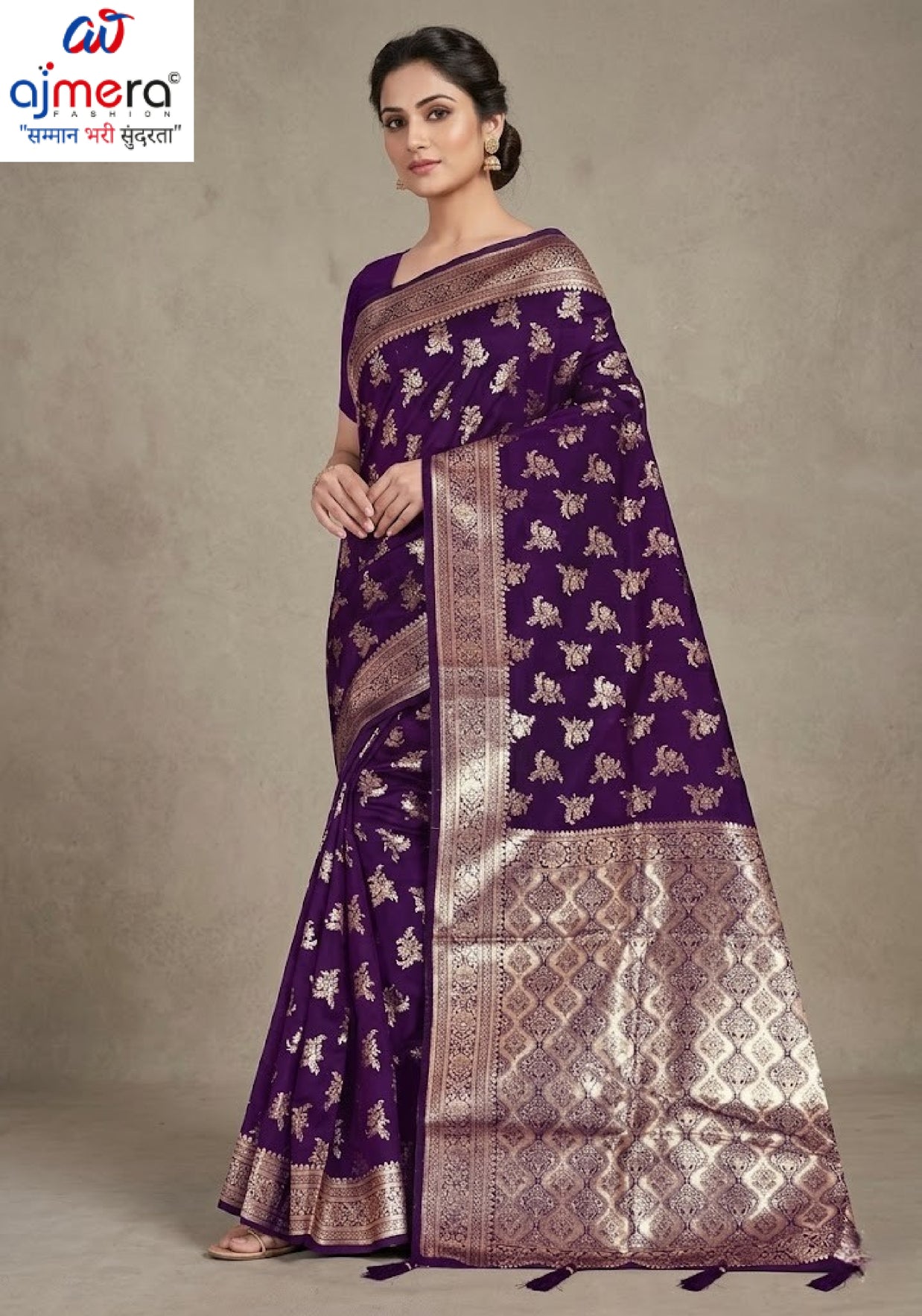 Stylish Jacquard Silk Saree with Blouse Piece for Festive Collection | TUL-HANSJODA SILK VOL-47