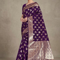 Stylish Jacquard Silk Saree with Blouse Piece for Festive Collection | TUL-HANSJODA SILK VOL-47