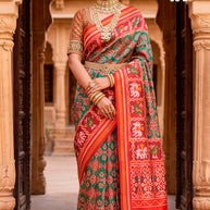 Palmera Saree Manufacturer and Palmera Saree Supplier | ALL-SWARN PATOLA-06