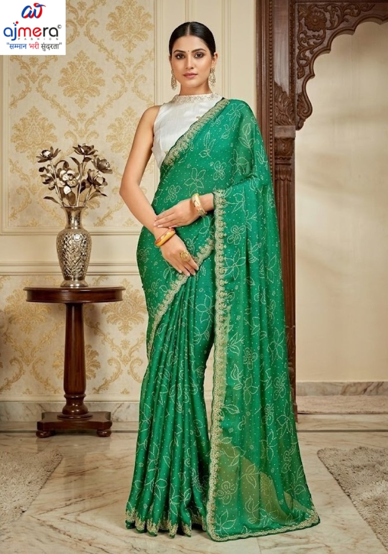 Elegant Printed Saree with Designer Blouse Piece for Festive Wear | RDD-SIGNATURE