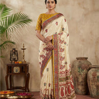 Ganga Silk Saree with Blouse for Premium Ethnic and Designer Wear | ALL-GANGA-29