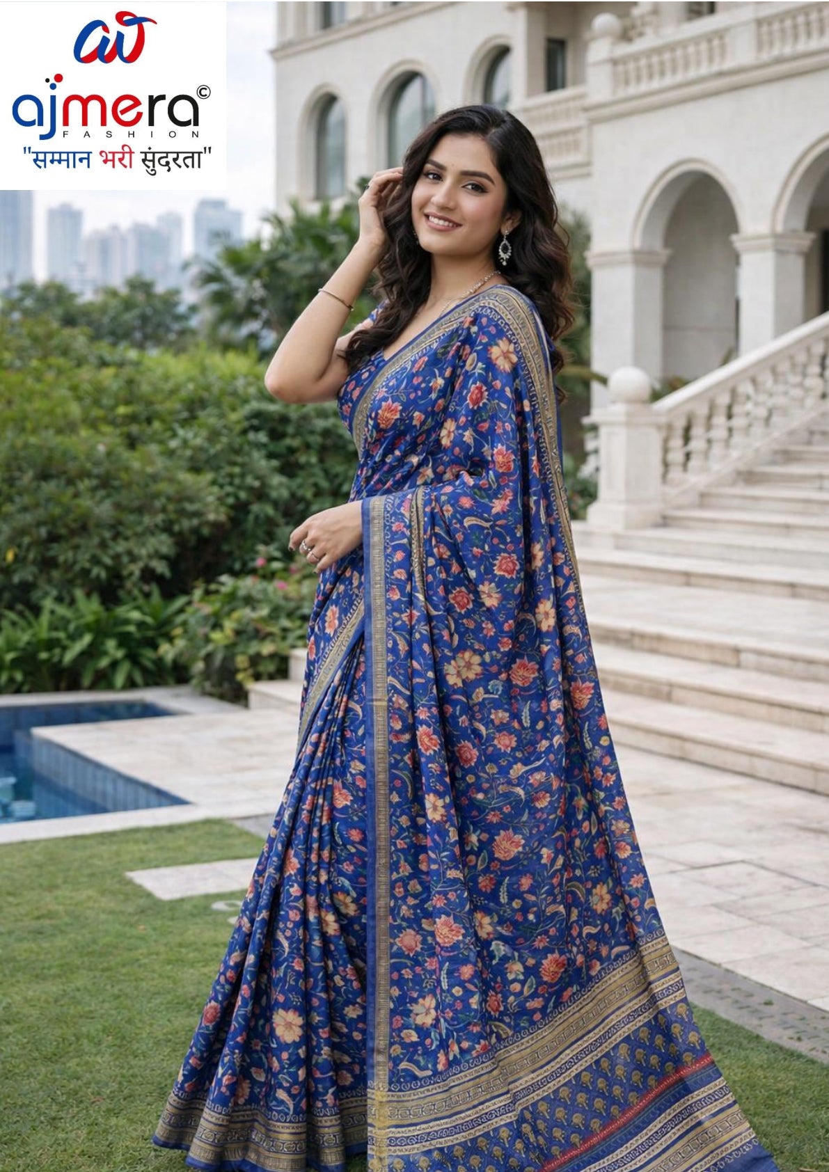 Fashionable Printed Saree with Blouse Piece for Festive Collection | RMF-BAHURANI VOL-3
