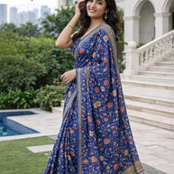 Fashionable Printed Saree with Blouse Piece for Festive Collection | RMF-BAHURANI VOL-3