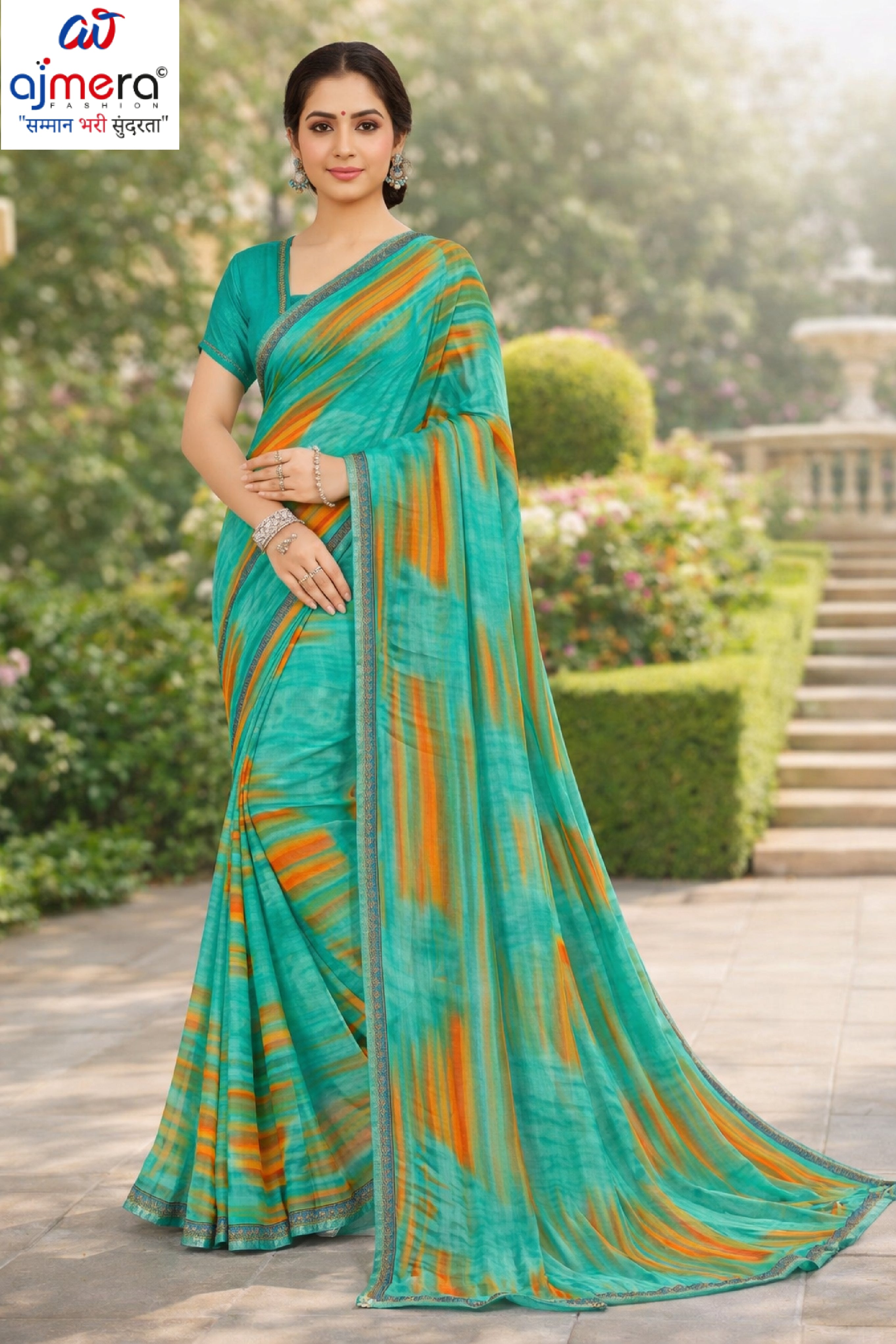 Exclusive Printed Saree with Blouse Piece for Elegant Ethnic Look  | RDD-AANVI VOL-02