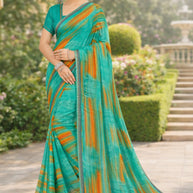 Exclusive Printed Saree with Blouse Piece for Elegant Ethnic Look  | RDD-AANVI VOL-02