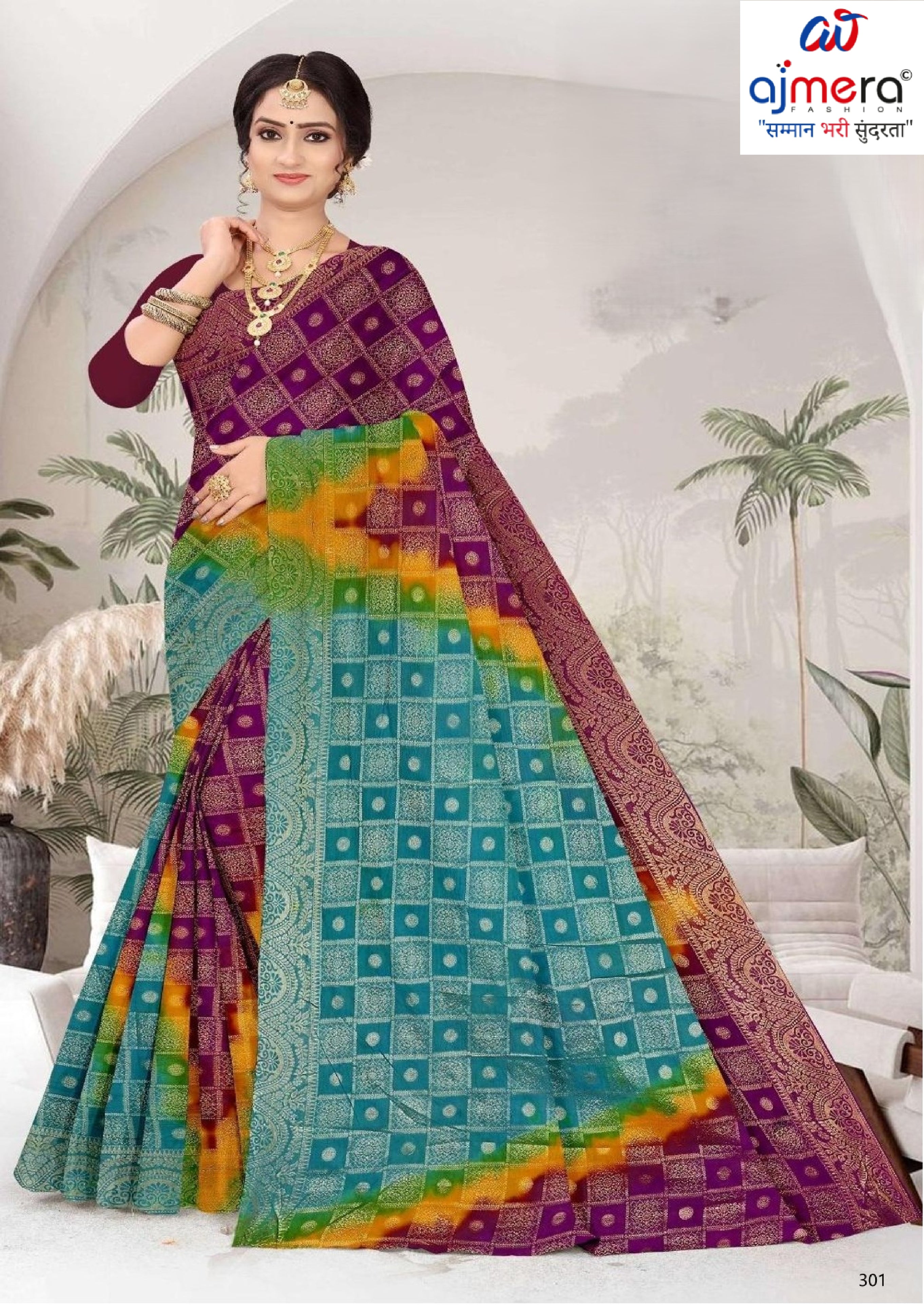 Premium Cotton Saree with Blouse Piece for Premium Ethnic and Traditional Wear | TLS-PARIMALA BP