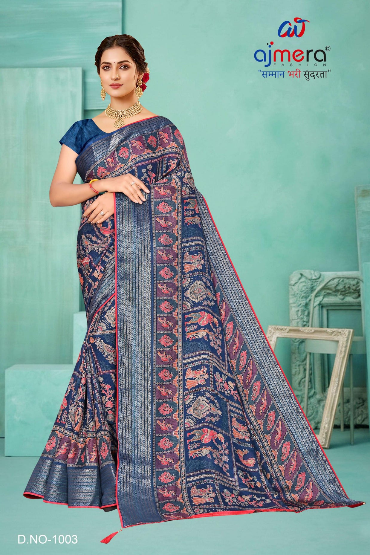 Graceful Printed Saree with Blouse Piece for Modern Ethnic Fashion  | SNR-RASHI