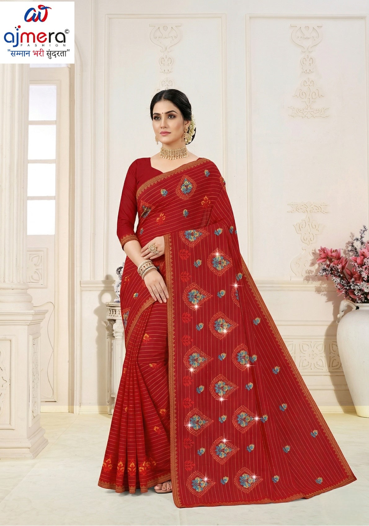 Daily Wear Cotton Saree with Without Blouse for Premium Ethnic and Traditional Wear | PJA-EK NAZAR