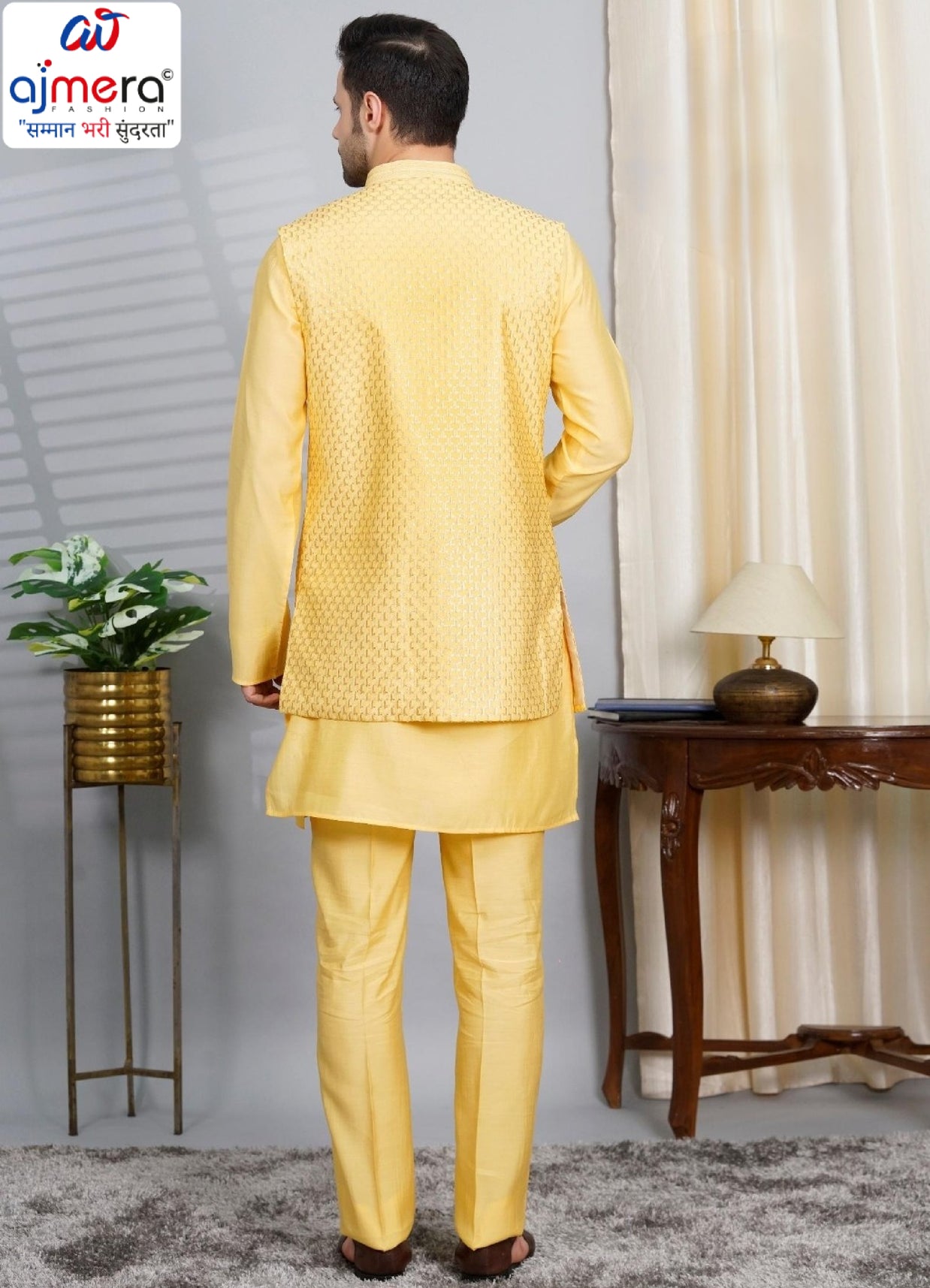 Premium Men's Kurta & Payjama for Wedding & Festive Wear | SNA-MKP12143