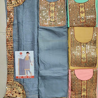 Premium Georgette Work Unstitched Suit Set | DAF-GEORGETTE WORK