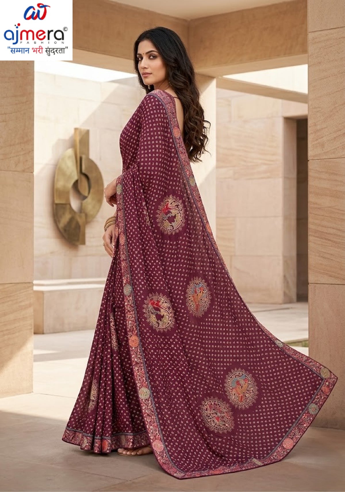 Fashionable Printed Saree with Blouse Piece for Festive Collection | RDD-NIKITA VOL-03