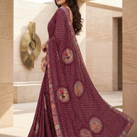 Fashionable Printed Saree with Blouse Piece for Festive Collection | RDD-NIKITA VOL-03