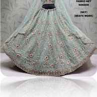 Net Beats Work Fancy Lehenga Choli Manufacturer Supplier Exporter|ADD-HINDON