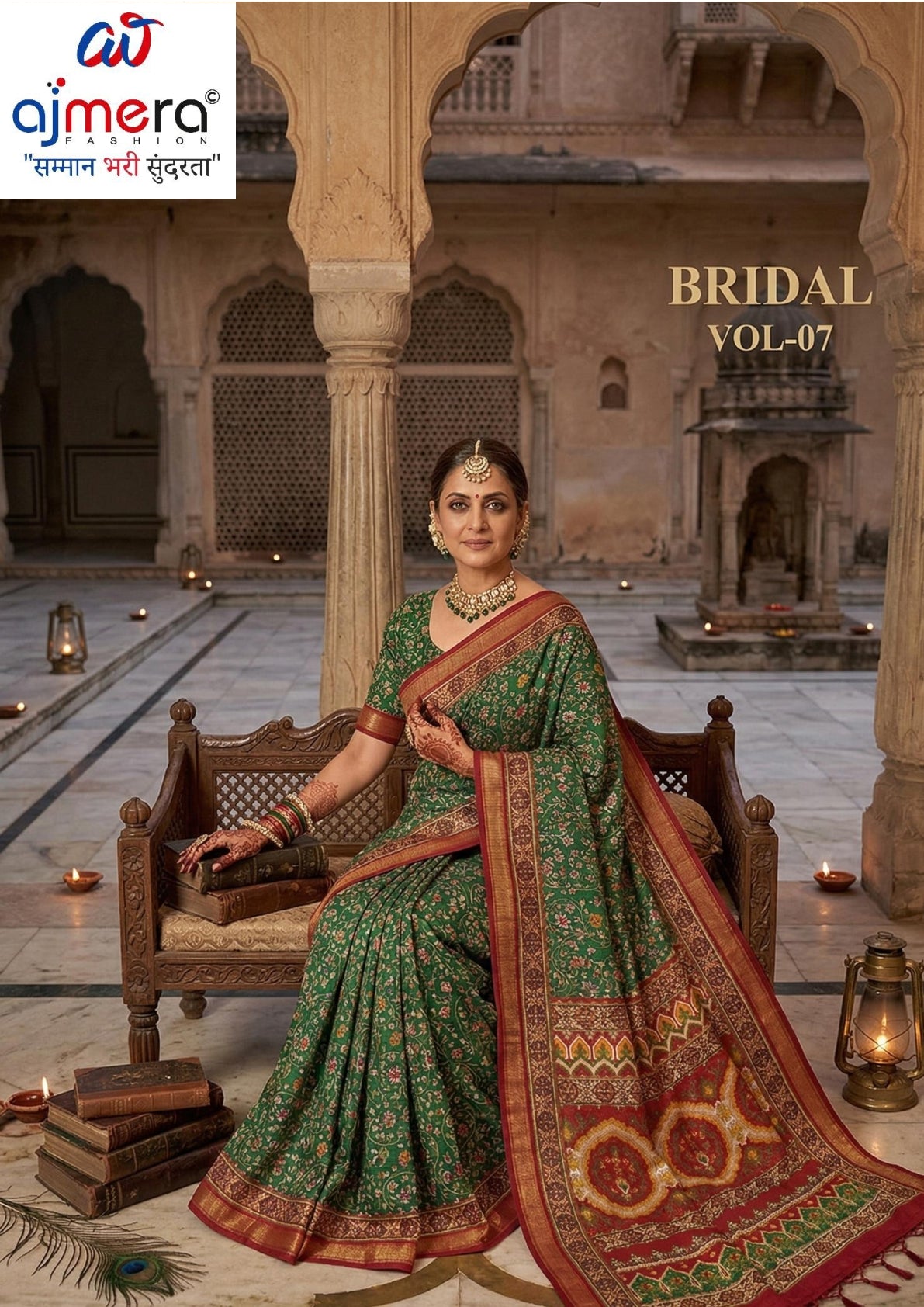 Trendy Printed Saree with Blouse Piece for Women’s Ethnic Wardrobe  | RMF-BRIDAL VOL-7