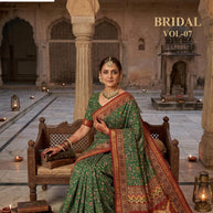 Trendy Printed Saree with Blouse Piece for Women’s Ethnic Wardrobe  | RMF-BRIDAL VOL-7