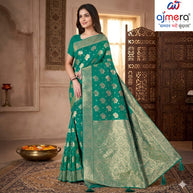 Detailed Jacquard Silk Saree With Blouse Piece | DBU-BANARASI SILK VOL-06