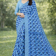 Reniyal Print Loose Saree with Blouse for Premium Ethnic and Traditional Wear | SGR-PADMA