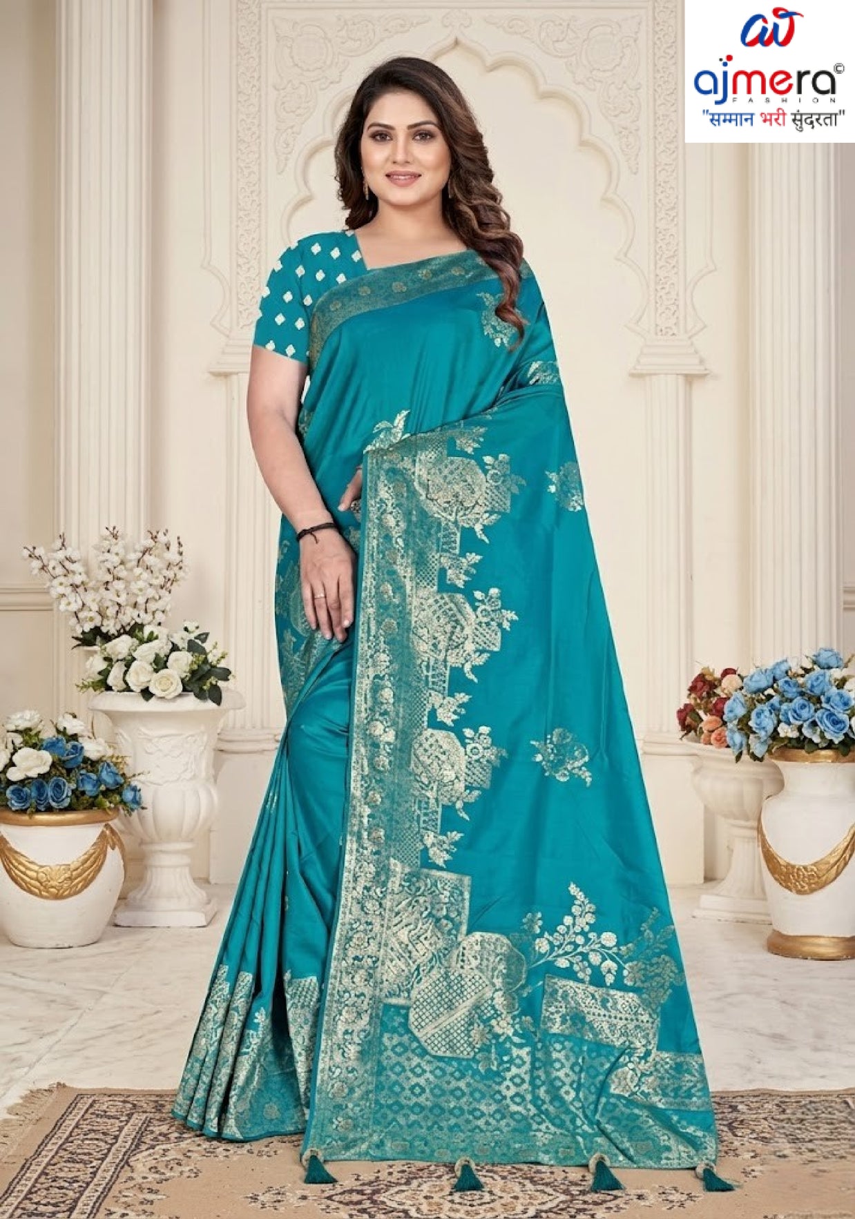Traditional Jacquard Silk Saree With Blouse Piece | TUL-HUMJOLI SILK VOL-24