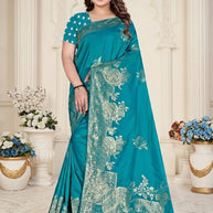 Traditional Jacquard Silk Saree With Blouse Piece | TUL-HUMJOLI SILK VOL-24