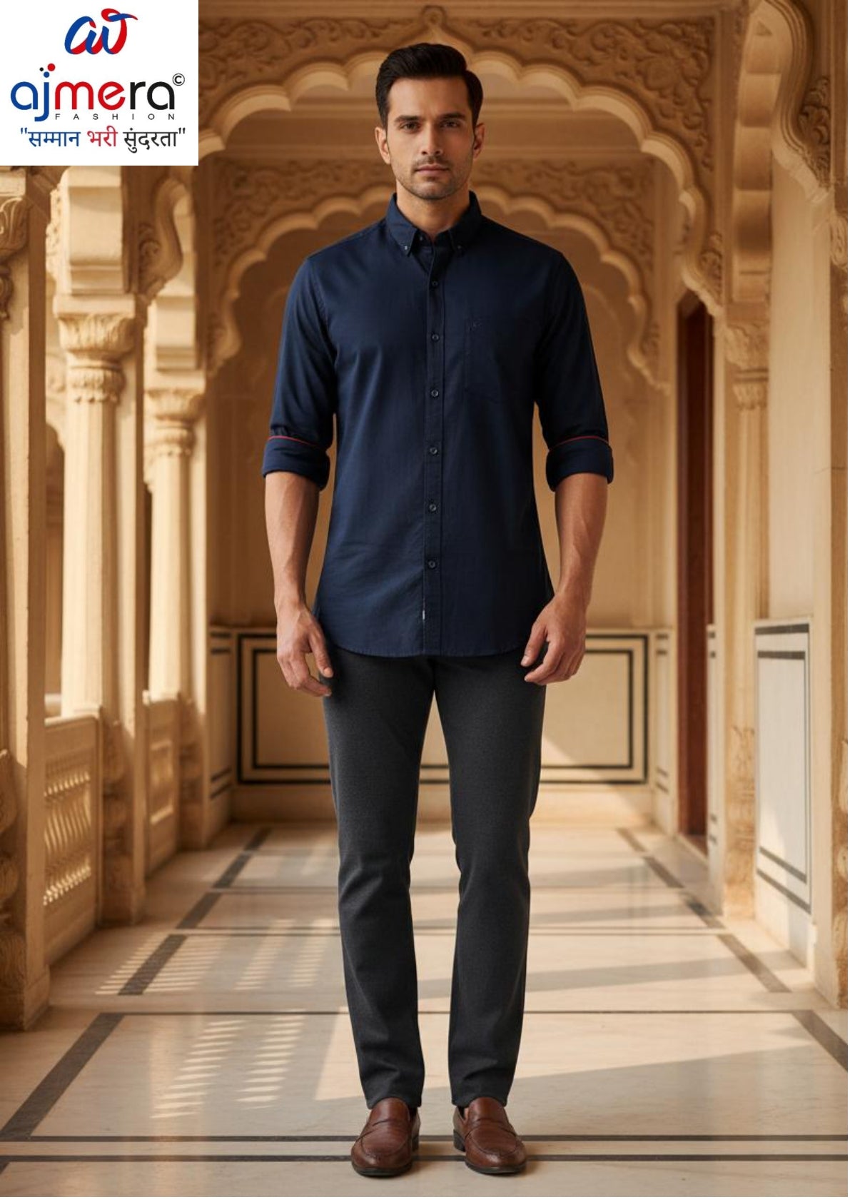 Mens Shirt Wholesale Supplier India | NSE-AJ106