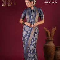Holland Silk Kota Silk Saree with Blouse for Premium Ethnic and Traditional Wear | ALL-HOLLAND SILK-98