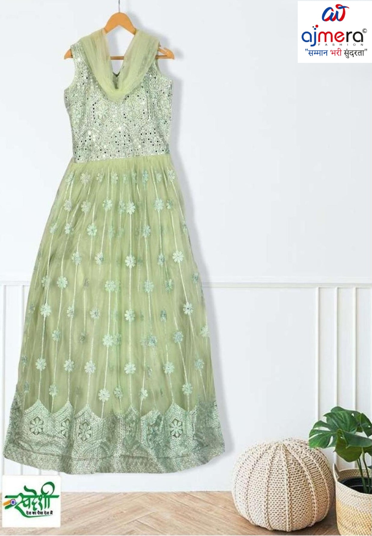 Elegant Designer Party Wear Gown for Women | SET-21692