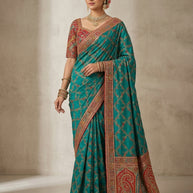 Elegant Craft Jacquard Silk Saree With Blouse Piece | STZ-MAYA